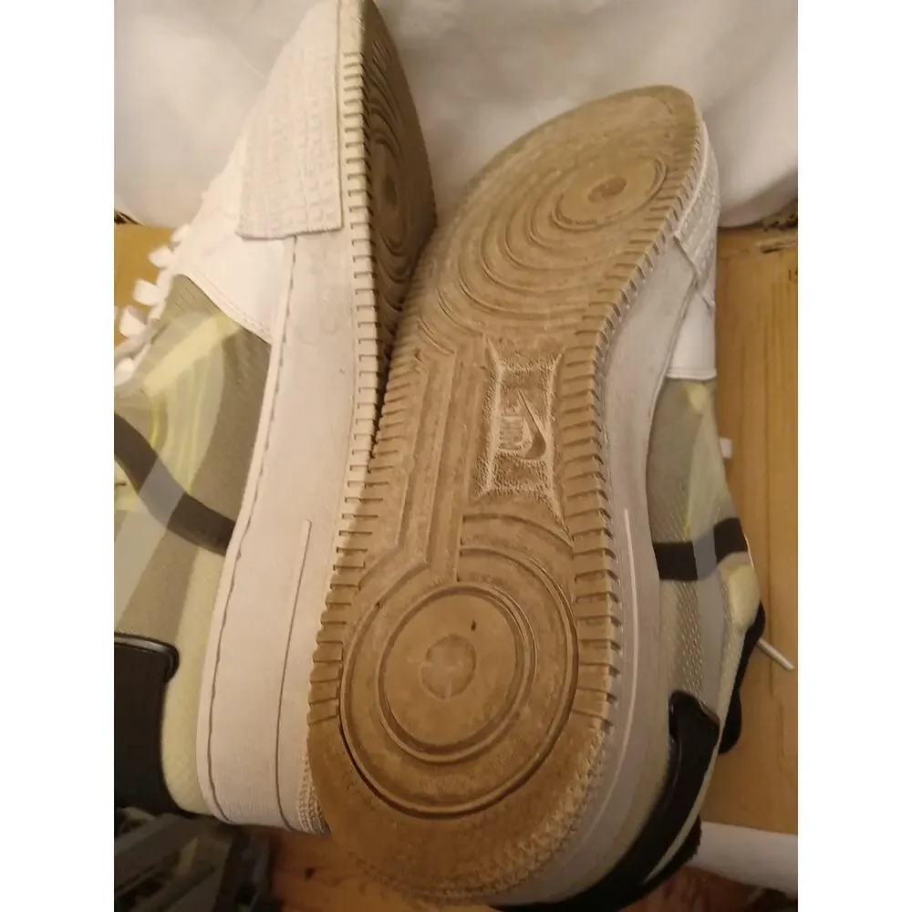Nike Men's Size 13 Air Force 1 Type Volt Athletic Shoes AT7859-101 Low Top
